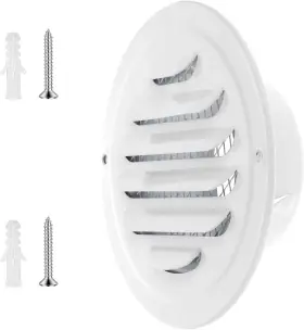 611323 -611323 1us 1 Pnwnqcrt 3 Inch White 304 Stainless Steel Air Vents Cover Louvered Grille Vent Hoo