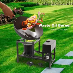 Mhz-zbyzyw-us007 10 Strawberry Street Compy26 12v Waste Oil Burner Stove Outdoors Cooking Hot Heating Furnace Burning Tool