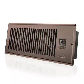Ac Infinity 445012250228 Airtap T4 120 Cfm Quiet Register Booster Fan With Thermostat For And Heat Vent