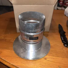 Ac-dcs4 Ac Infinity Ducting Collar 4 Inch Inlet Flange Take-off Starter For Dryers And Range Hoods