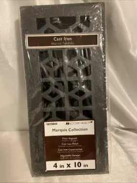 0019844 Accord 05427 Select Inch Marquis Collection 4 X 12 Floor Register New Sealed