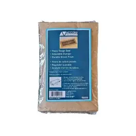 Abfrbr48 Accord 066035 Floor Register W Louvered Design 4 Inch X 8 66035 Brown Finish New #2