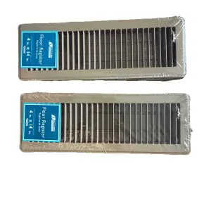 066959 Accord Lot Of 2 Select Steel Floor Vent Register 4ftft X 14ftft 66959 New
