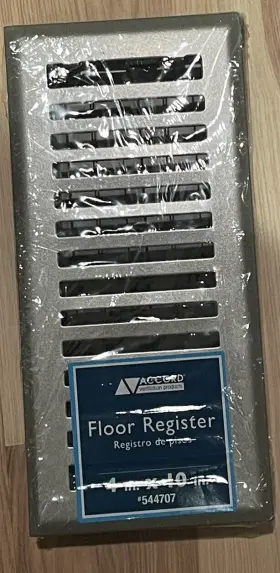 544707 Accord Lot Of 3 4 Inch X 10 Floor Vents - Heavy Duty Walkable Register #2