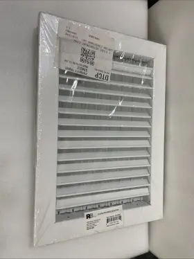 6111208wh Accord Ventilation 12 In X 8 Baseboard Wall Ceiling White Lowe S #2240658