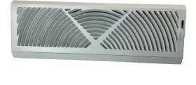 64473 Accord Baseboard Angled Air Diffuser Diffusion Ventilator White #2