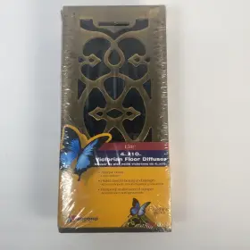 Amfrpbv410 Accord Elite Victorian Floor Diffuser Register 4 Inch X10 Antique Brass Finish Brand New