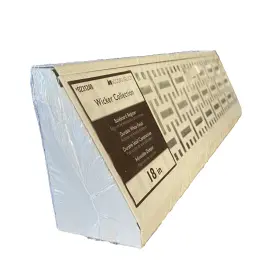 231249 Accord Select Triangular Metal Decorative Baseboard Register Durable Steel 18 Inches White