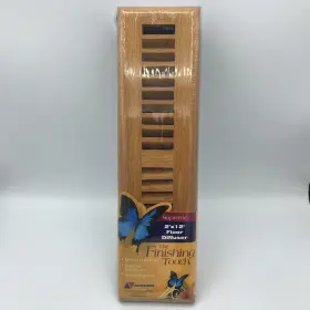 63570 Accord Ventilation 611918020068 Floor Register Medium Red Oak Wood 2 Inch X 12 Duct Opening