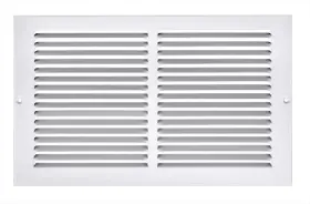 Abrgwh148 Accord Ventilation 611918020815 Return Grille With 1/2inch Fin Louvered 14inch X 8inchduct Ope