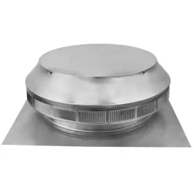 Active Ventilation 445001745797 Aluminum Roof Louver Exhaust Vent Attic Static Mill Finish 12 Inch