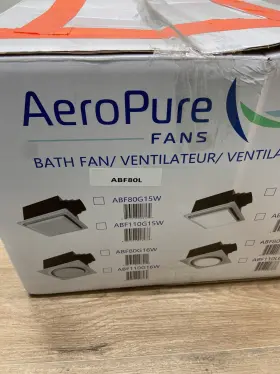 Abf80l6sg Aero Pure - Exhaust Fans Ventilation Inch Missing Grill