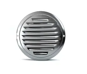 Ahlsrhz 737269657156 6 Inch Stainless Steel Air Vents Round Louver Grille Vent Cover Wall Ventila