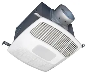 Air King 083162940971 Evldh 130 Cfm 0.6 Sones Ceiling Mounted Led Lit Humidity - White
