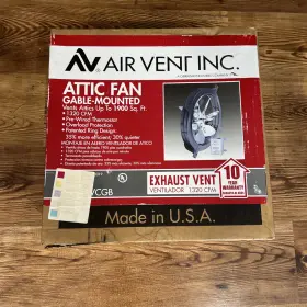 53319 Air Vent Inc Gable Attic Ventilator Fan