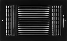 G1483wy Air Vent 3-way Supply Grille Cover And Diffuser White Flat Stamped Face 14 Inch W X 8 H