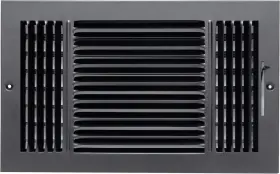 Hap-601 Air Vent Handua 14x8 Black 3-way Steel Supply Diffuser Cover Ceiling/wall