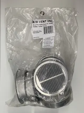 Mlm4mf Air Vent 4 Inch Mini Louver Soffit Vents Mill Finish 4.45 X Pack Of 6