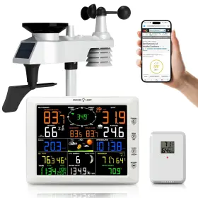 Arnt02ws300 Airain Tech Wifi Weather Station 14-in-1 Indoor/outdoor Wireless Stations With L