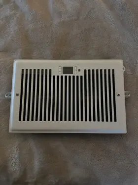 Hzd-610-w Airboost T6 Quiet Register Booster Fan Smart Vent Fits 6 Inch X 10 Holes
