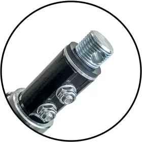 Pole-12 Alla Lighting 696541857519 Heavy Duty Adjustable Magnesium Xtender For Ceiling Up To 18ft Two 6ft #2