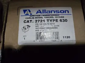 100crd Allanson 101crd Ignition Transformer Carlin Oil Burner Also Fits 99