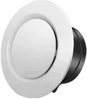 Alpv010 Allvent 4 Inch Abs Adjustable Air Vent White Round Soffit