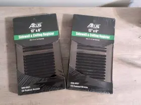 639-6531 Altus Sidewall And Ceiling Register 12 Inch X6 Oil Rubbed Bronze Lot Of 2