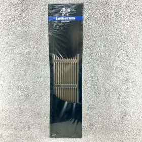 639-8197 Altus Baseboard Grill Nickel Plated 30 Inch X 6 Floor Vent Cover 24 Gauge