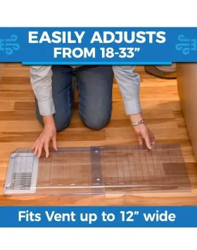 Amazon 445024231215 Magnetic Vent Extender For Under Furniture Air Deflector Metal Floor