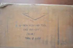 1102 Amcraft Inc. 1 Inch Kerfing Tool-blue / End Cut Off #1102