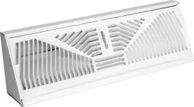 3015w15 Ameri-flow 095029106420 American Metal Products 15 White Baseboard Diffuser - Quantity 2 #2