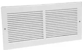 372w10x6 American Metal Products Return Air Grille Steel White 10 X 6- Inch