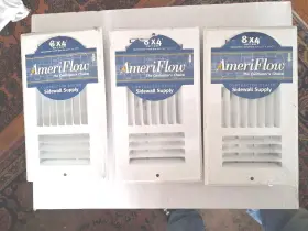 383w8x4-r Ameriflow 3 Unused 4 Inch X 8 Floor Register White