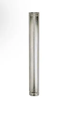 Ameri-vent3e4 Amerivent Type B Gas Vent Pipe 3 In Od 4 Ft L Aluminumgalvanized Steel
