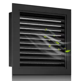 Jf74ac54 Angel Sar 12 Inch X Gable Vent - Premium Aluminum Sturdy And Stylish Shed Vents With Screen