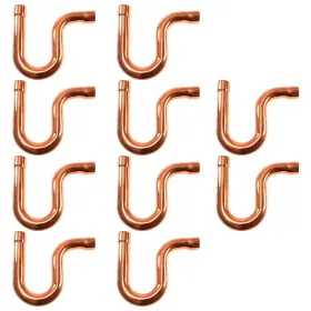 G2408.078b10 Ap Appli Parts Ap-pt078 7/8 In P-trap Sifon Cxc Sweat Copper Pipe Fitting Connectio