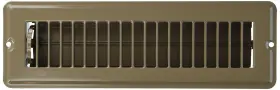 13641 Ap Products 662639036579 Brown 2-1/4 Inch X 10 Floor Register