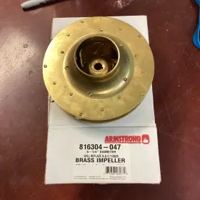 816304-047 Aquastar Pool Products Ch1027 Armstrong Pumps Circulating Pump Impeller 5.25 Inch Bronze Replacemen
