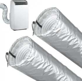 Archimax 445026172134 2 Pcs Portable Ac Hose Insulation Sleeve Air Conditioner Cover Wrap For 5 Inch