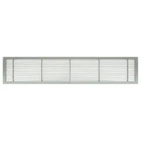 100044801 Architectural Grille Ag10 Series 4 Inch X 48 Solid Aluminum Fixed Bar Supply/return Air Vent Satin