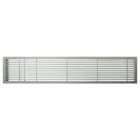 200042431 Architectural Grille Ag20 Series 4 Inch X 24 Solid Aluminum Fixed Bar Supply/return Air Vent Satin