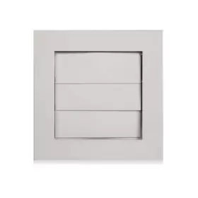 Architectural Grille 810892024264 Vent Cover 6.25 Inch X Ag Dryer Aluminum White Gloss