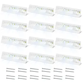 Aremae 792105721781 2 Pack 18 Inch Baseboard Register Vent Covers - White Hvac Diffuser For Floor