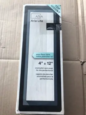 Aria Vent Inc. 628504055625 Og Collection Matte Black 4 Inch X 12