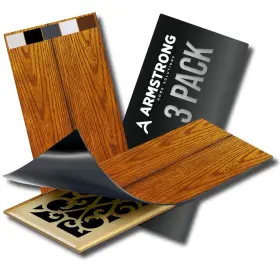 Armstrong Home Solutions 751570411290 Woodgrain Magnetic Vent Covers For Wood Floor Extra Thick Magnet Sheet Heat Air