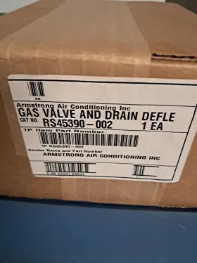 Rs45390-002 Armstrong Gas Valve And Drain Defle