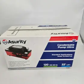 Cp-22 Asurity Diversitech Condensate Pump Ultra Ultracp-22 120v 22ft Lift