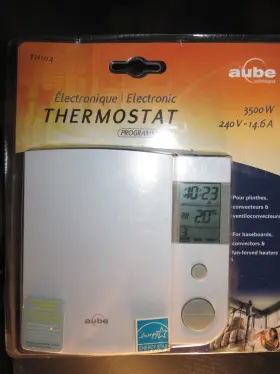 Th104 Aube By Honeywell Th106 Home Electric Heating 7-day Programmable Thermostat New
