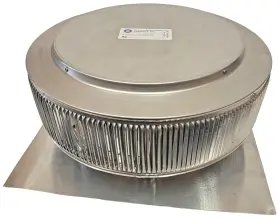 Av-14-c2 Aura Vent Mill Finish Aluminum Roof Ventilator 14 Inch
